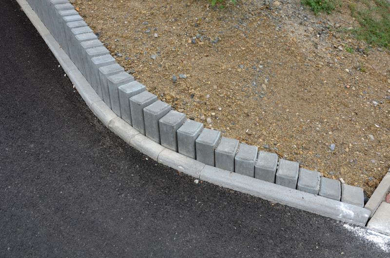 Residential Driveway with Edging