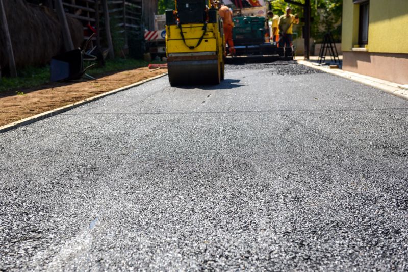 Residential Asphalt Paving Crew
